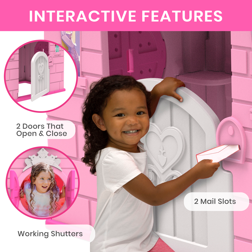 DISNEY PRINCESS KIDS PLAYHOUSE Plastic Indoor/Outdoor