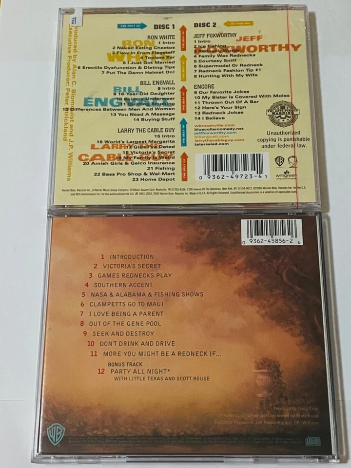 BLUE COLLAR COMEDY TOUR The Best Of 2 CD SET BRAND NEW +BONUS Jeff Foxworthy CD! Foto 2 de 2