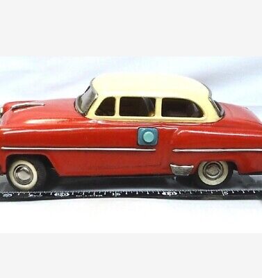 Yonezawa OPEL Olympia Super Control Anticraft Orange tin toy Yonezawa OPEL Olympia Super Control Anticraft Orange tin toy