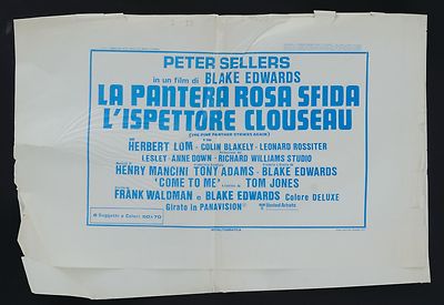 COPRIBUSTA, LA PANTERA ROSA SFIDA L'ISPETTORE CLOUSEAU, SELLERS, EDWARDS,POSTER