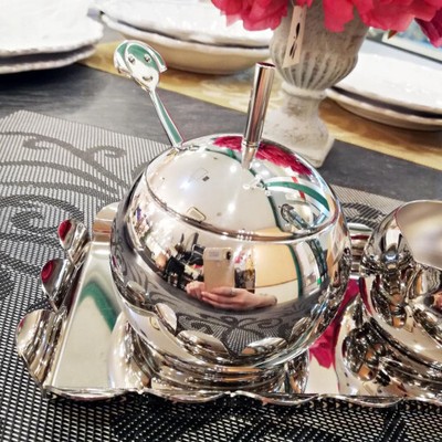 ◇Unused ALESSI/Alessi Anna Set Sugar & Cream ① | eBay