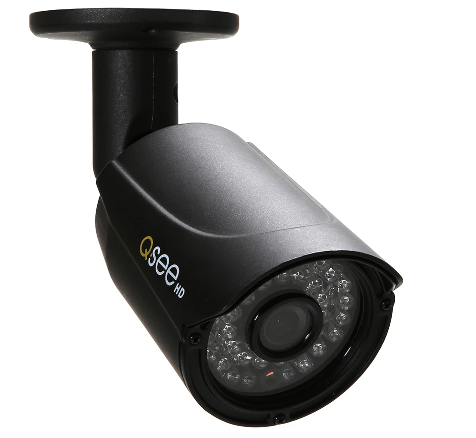 4 Pack Q-See 720p HD 1MP Wired Security Cameras QCA7209B + Cable Accessory Pack - Image 2 of 4