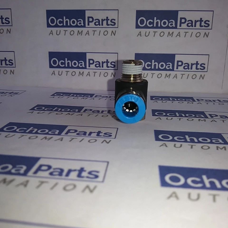 NEW! FESTO 153087 Festo QSLV-1/8-6 PUSH-IN L FITTING R1/8" OD 6mm - LOT OF 2 PCS - Image 4 of 4