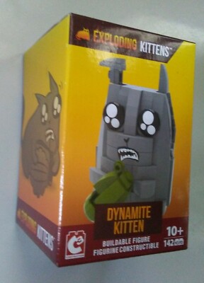 Exploding Kittens Dynamite Kitten 01 Buildable Figure 142 pcs 2018 Basic Fun NEW