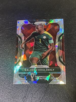 2022 Prizm World Cup Qatar KALIDOU KOULIBALY Cracked Ice #250