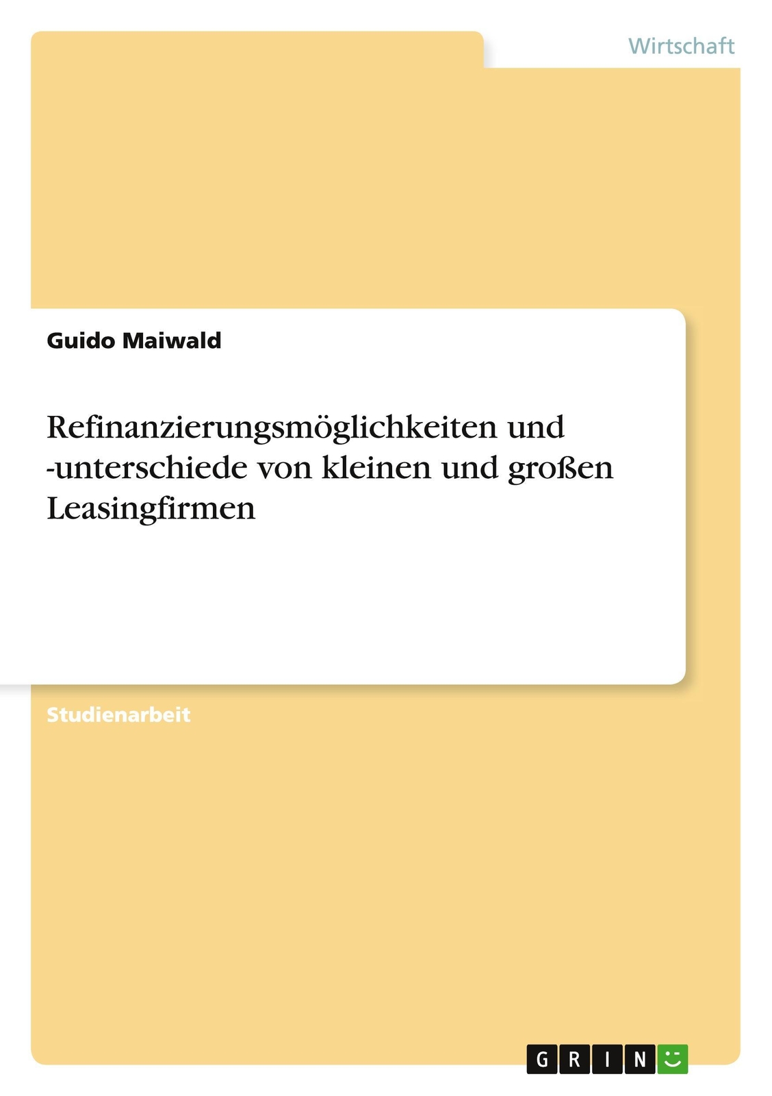 Thumbnail - Refinanzierungsmöglichkeiten Und -unterschiede Von Kleinen Und Großen