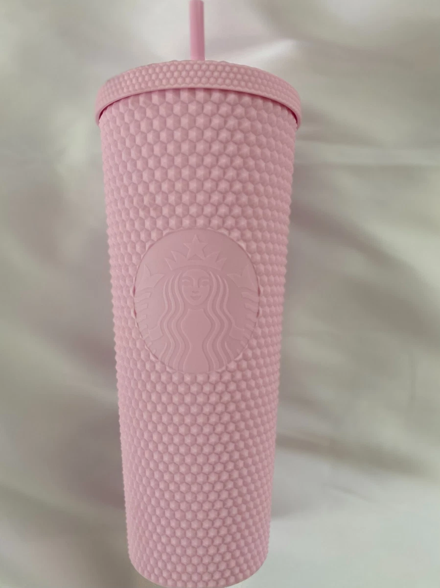 Starbucks Mexico Soft Pink Studded Cups 2022 Light Blossom Pink