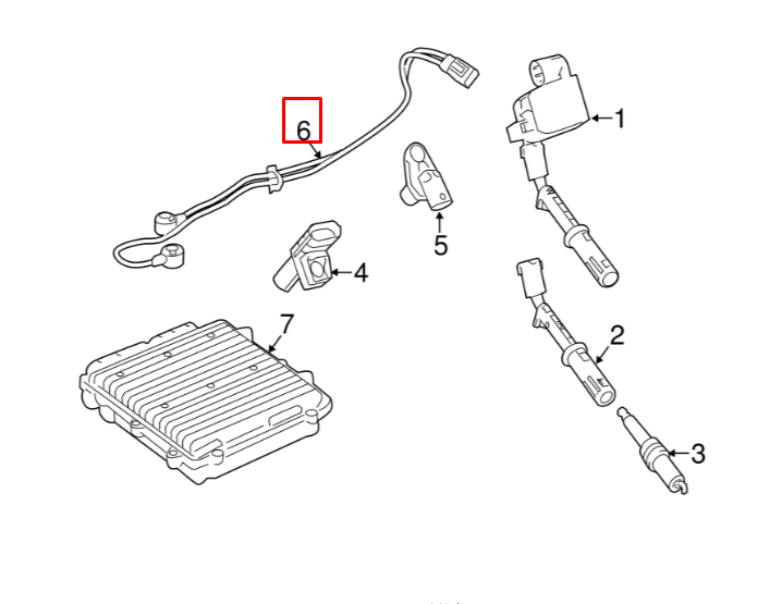 MERCEDES BENZ S W222 Knock Sensor A0009050902