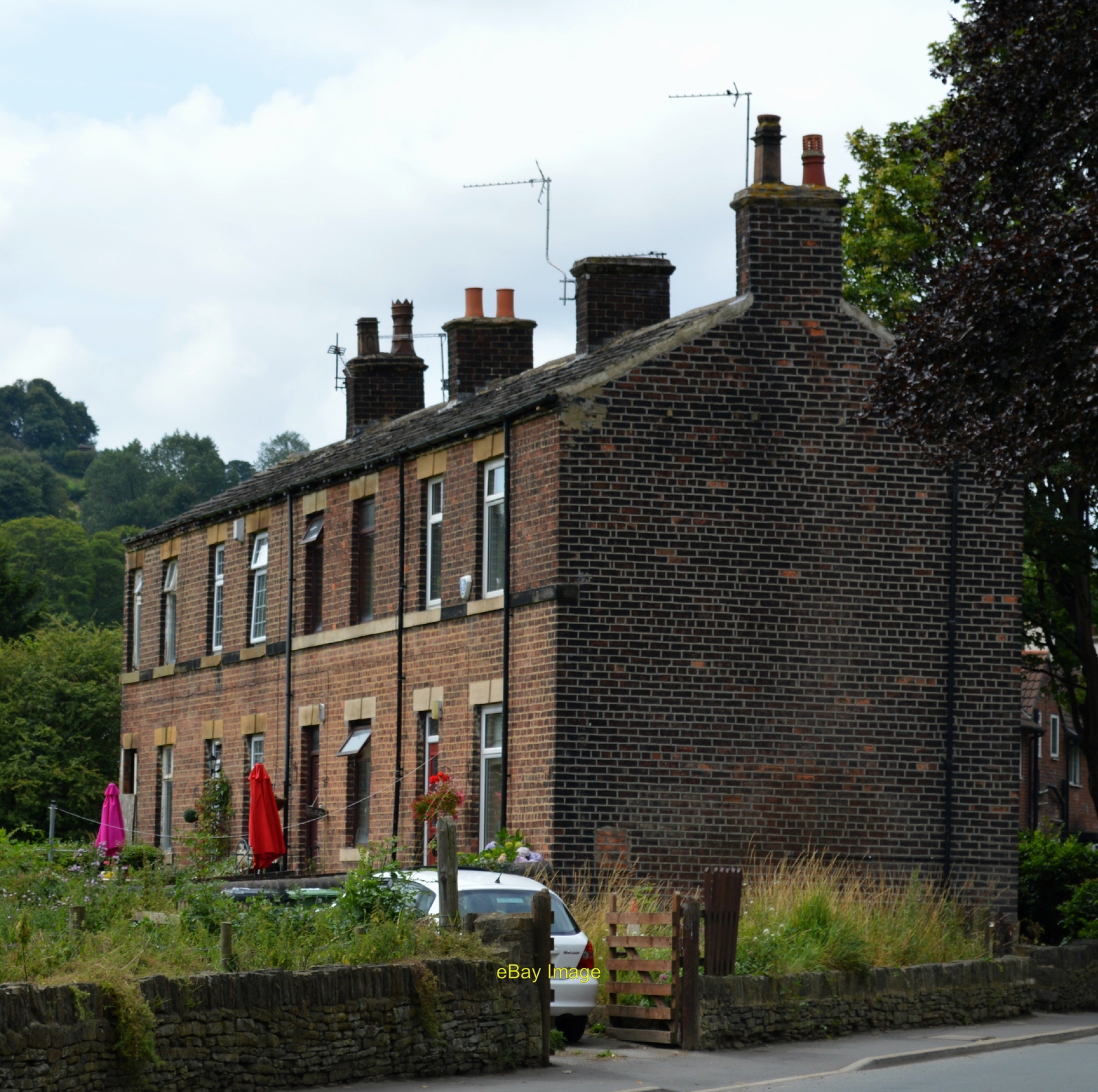 FILA Photo 6x4 Terraces on Granny Lane Lower Hopton Mirfield A short row of r c2014