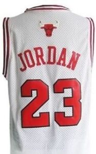 CANOTTA/JERSEY COLLEZIONE BAMBINO/KIDS-BASKET NBA-CHICAGO BULLS-JORDAN  23-BIANCA | eBay