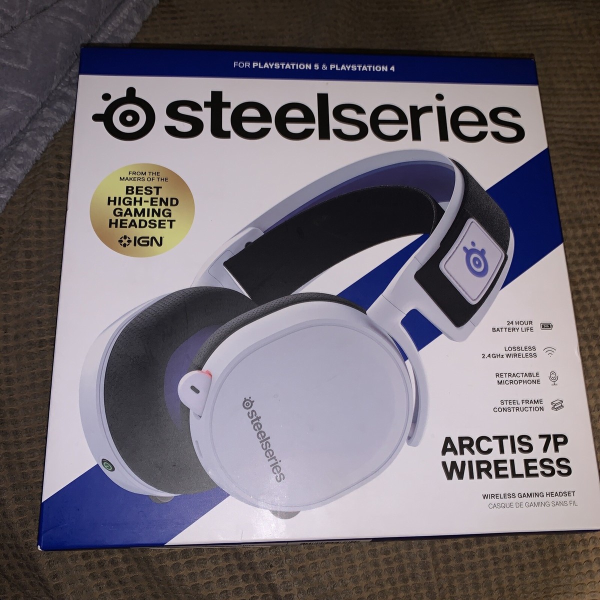 未使用 SteelSeries Arctis 7P+ Wireless SteelSeries Arctis 7P Plus 7P+ Wireless Gaming Headset