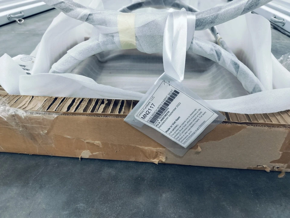 Banco Nonarch Niles con asiento de tela Foto 3 de 4