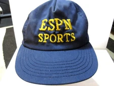 Vintage ESPN Sports Snap Back Ball Cap Pro-Model SAM-SEN Caps U.S.A.