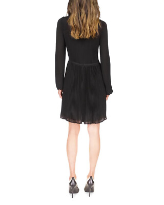 michael kors black pleated dress Michael Kors Women's Pleated Shirt Dress, Black, XX-Small at Amazon Women's Clothing store