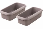 2 X GOURMEO Loaf Tin 30 x 11.6 x 7.5 cm - Silicone Bakeware Loaf Pan Non-Stick