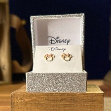 Disney Sterling Silver Minnie Mouse Earrings