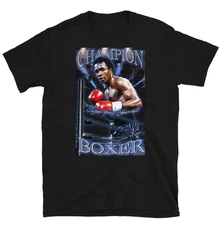 Sugar Ray Leonard Boxer T-Shirt Black All Size 8D920