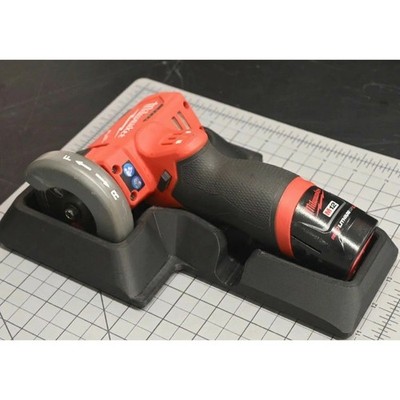 Fits Milwaukee M12 Battery Gridfinity Shadow Tray Holds 3 Batteries (Tray Only)