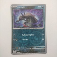 Reverse Holo Salandit 139/197 Common  Obsidian Flames Pokemon TCG