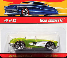 Hot Wheels 58 1958 Chevy Corvette Classics Car 5 Of 30 Series 2 Anti-frz