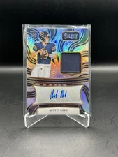 2024 Panini Select Austin Reed Auto Silver Rookie Patch Autograph Bears /199