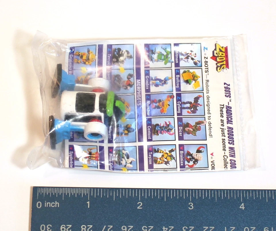 Z-BOTS - Target Tracker, Recon Rover, Tiddo, Combot, Malfactor - Sealed (1992) - Image 4 of 4