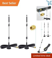 Dual Band WiFi Antenna 2.4GHz 5GHz Magnetic Base 9dBi for Security Camera DVR