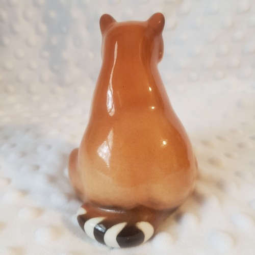 Lomonosov Russian Porcelain Raccoon Sitting Figurine 4+" - Bild 3 von 7
