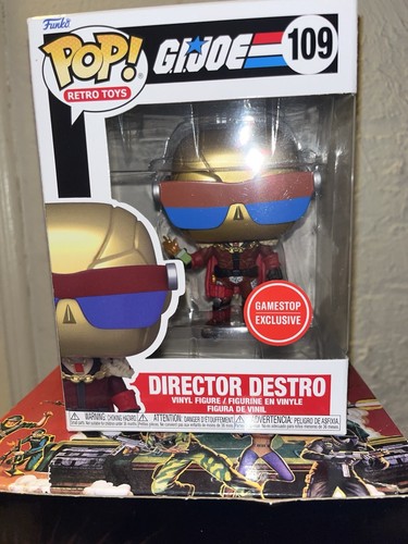 Funko Pop! Vinyl: G.I. Joe - Director Destro - GameStop (GS) (Exclusive) #109 - Picture 4 of 9
