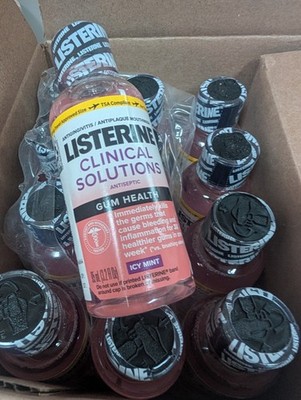 Listerine Mouthwash Travel Size 12 Count Icy Mint