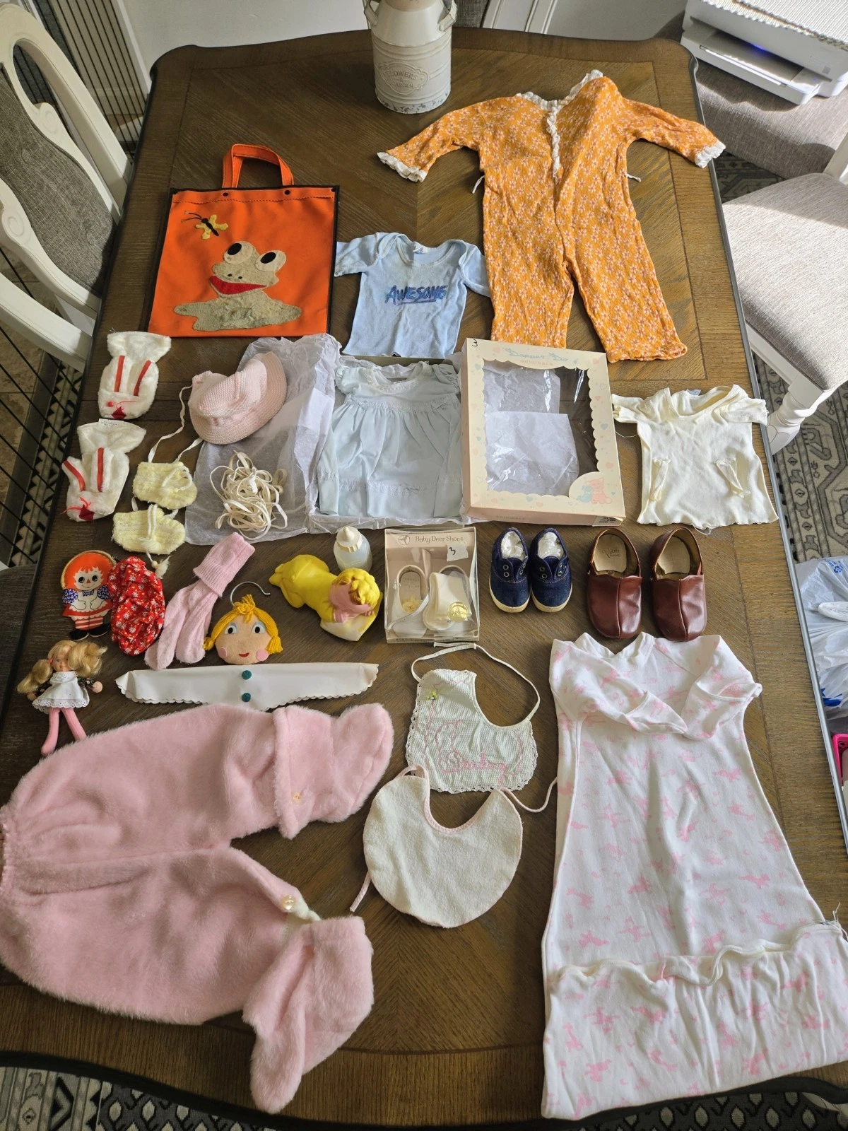 Huge Lot of Vintage Baby Toddler Clothes Shoes Toys Accessories
Opens in a new window or tab