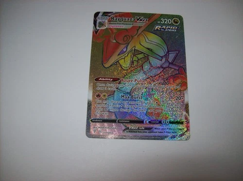 Rayquaza VMAX (Secret) 217/203 SWSH07: Evolving Skies Holo HP Free Shipping