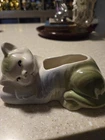 Vintage McCoy Pottery Ceramic Cat Planter. Made In USA