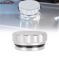 2" 50.8mm Aluminium Alloy Weld On Filler Neck And Cap Oil Fuel Water Tank Silver