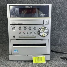 Aiwa XR-EM50 Bookshelf Stereo | CD, Radio, AUX | Cassette Needs Repair