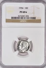 1956 Roosevelt Dime Proof NGC PF 69 STAR PR 69* Old Holder Silver Coin 10C