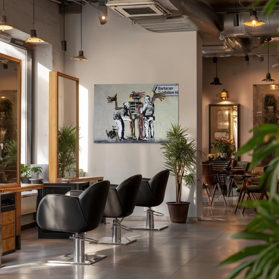 Banksy's Graffiti | Barbican Man 24x36" (Horizontal) Art Print | Limited Edition - Image 3 of 4