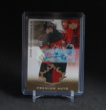 2021 Team Canada Jaime Bourbonnais Auto Patch RC #66 Multi-Color Women Hockey