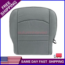 For 2017 2018 Dodge Ram 1500 2500 3500 Driver Bottom Fabric Seat Cover Gray