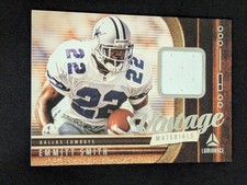 Emmitt Smith - 2025 Panini Luminance Vintage Materials MEM Card# VMA-ESM