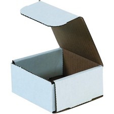 50-Pack Shipping Boxes 4"L x 4"W x 2"H, Corrugated Cardboard, Packing, Moving
