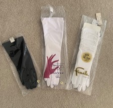 Lot of 3 Vintage Ladies Evening Gloves in Original Package Finale Shalimar