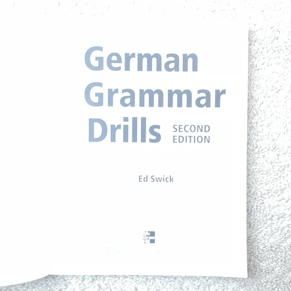 German Grammar Drills by Ed Swick (2012 E-book). Brand New - Image 2 of 4