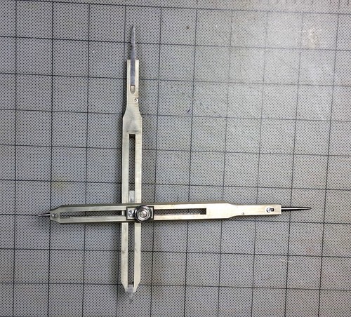 Henschel Proportional Divider 8" 1276 Germany Listed for the person W.A.T. - Picture 13 of 23