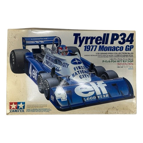 Tyrrell P34 1977 Monaco GP Tamiya 1:20 Scale Racing Plastic Model Kit # 20053