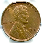 1915 Lincoln Cent, PCGS Genuine Cleaned-AU Detail