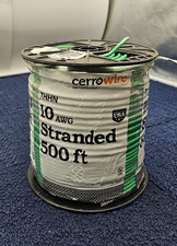 Cerrowire 10 AWG Green THHN/THWN-2 Stranded Copper Wire, 500ft
