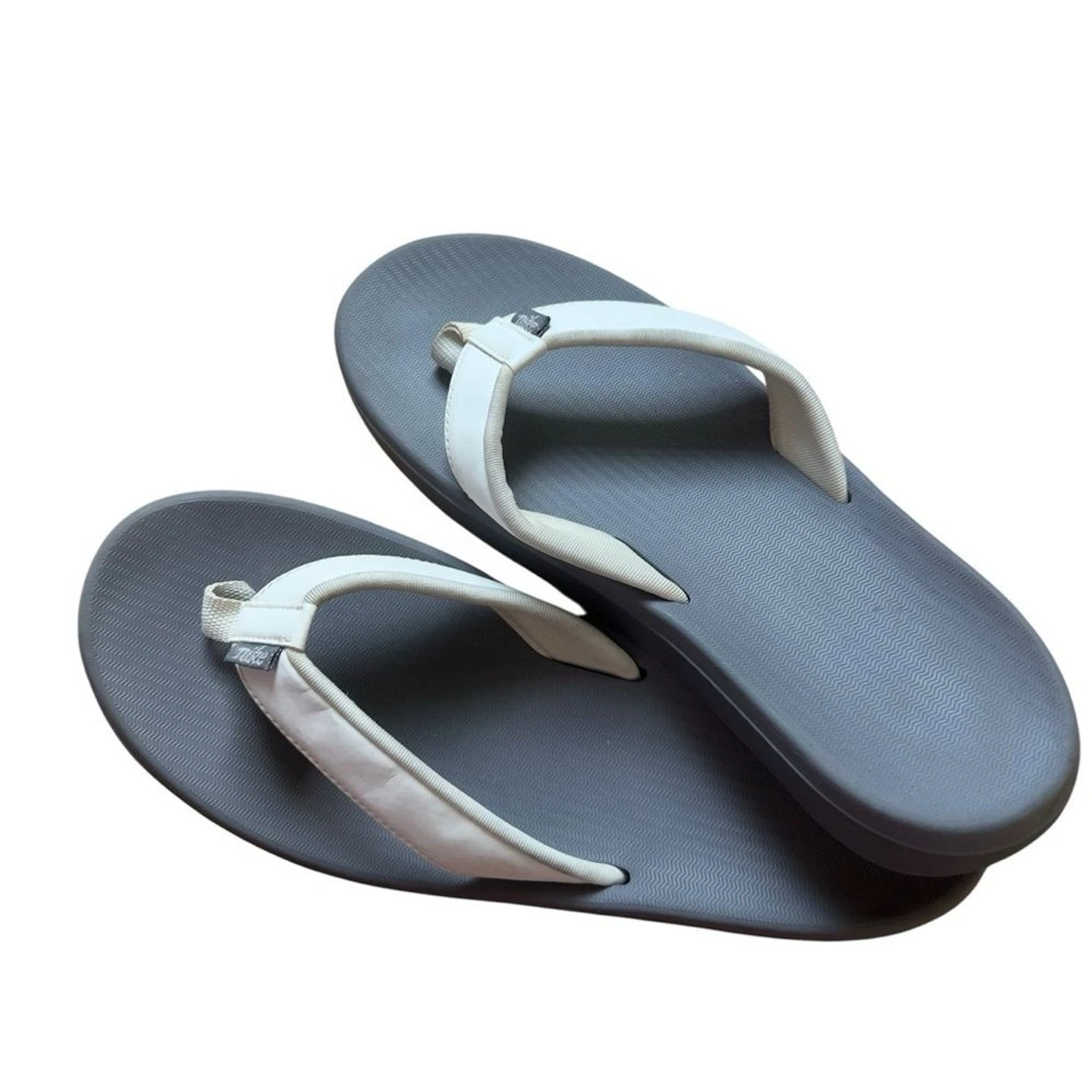 Sandali infradito Nike bianco grigio comodi perizoma scivoli spiaggia piscina casual 7 US