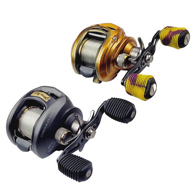 2 Bass Reels Low Profile Baitcasting Lot - Johnny Morris BPS Carbonlite ...