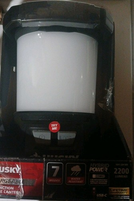 #ad #ad Husky 2200 Lumens Hybrid Power Dimmable Lantern $39.95